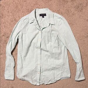 Banana Republic Green Button Down Shirt